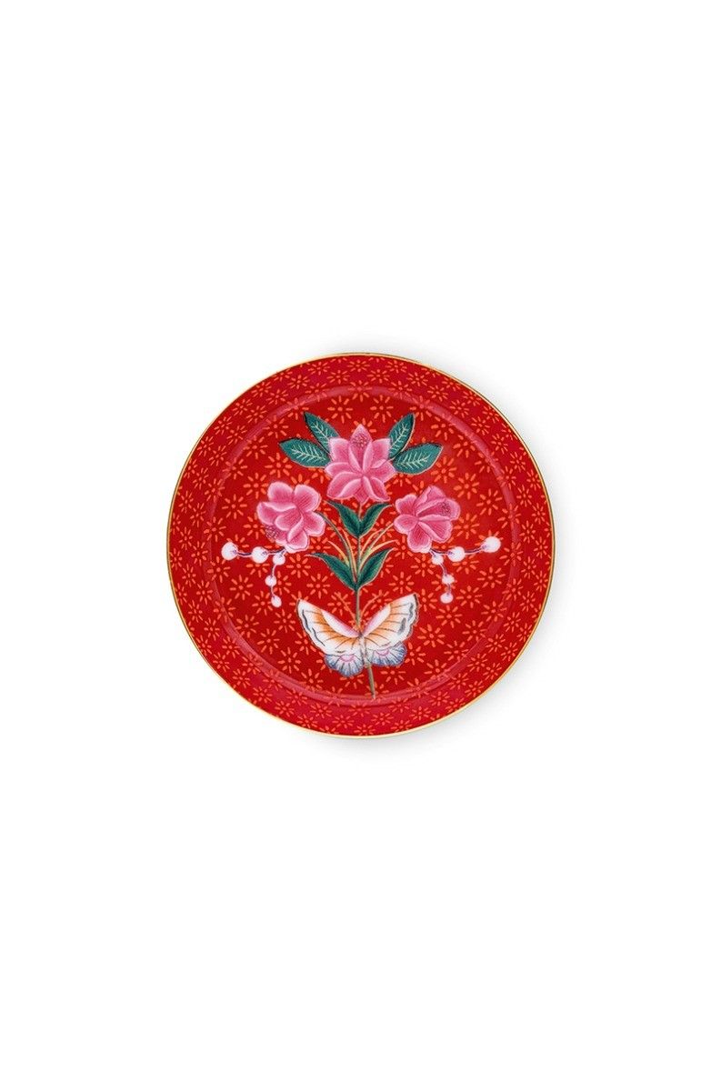 Blushing Birds Theetip Rood 9 cm