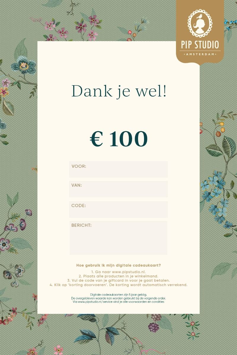 Digitale Cadeaukaart €100