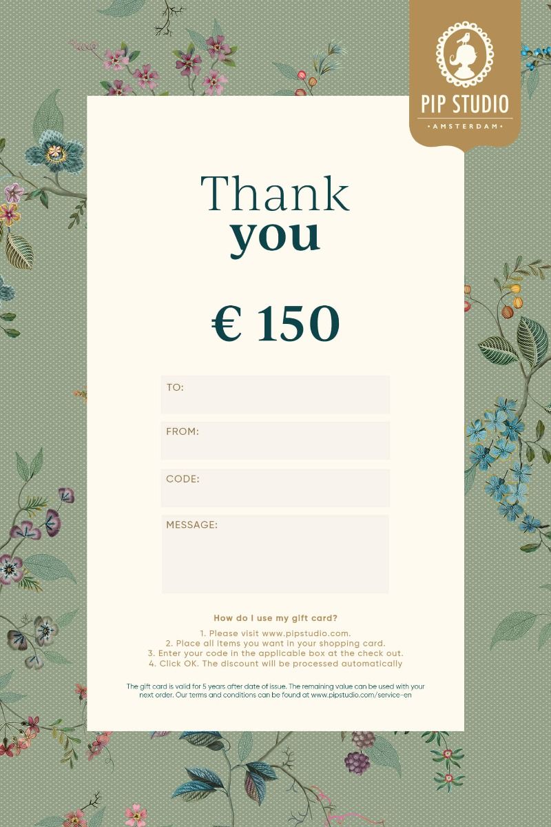 E-gift voucher €150