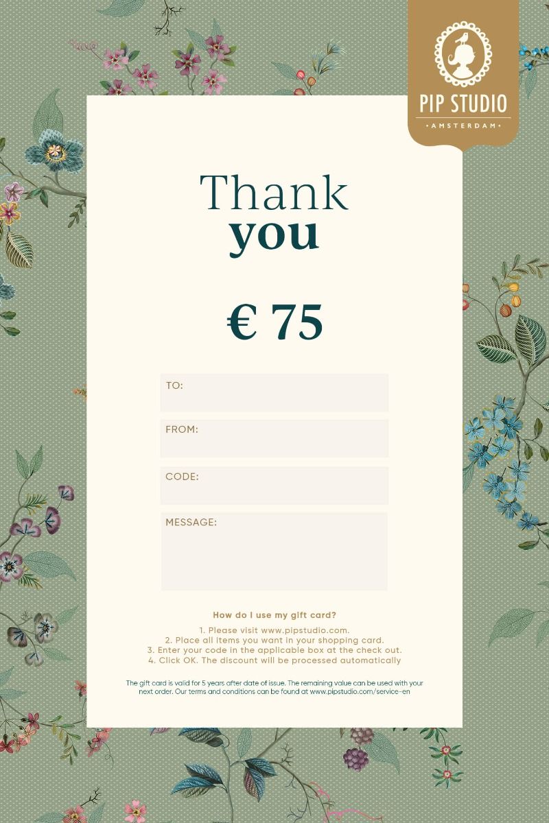 E-gift voucher €75