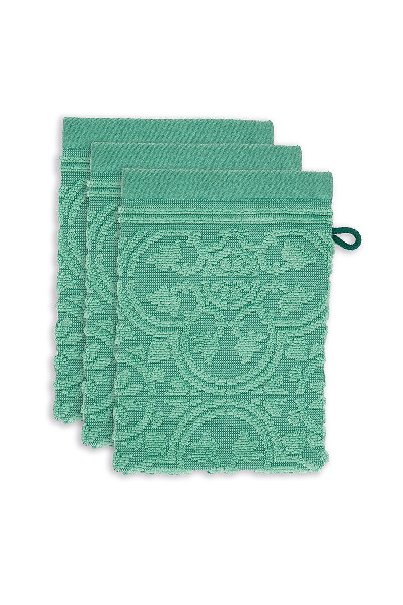 Simuleren Trillen Hoop van Pip Studio Washandje Set/3 Tile de Pip Groen 16x22 cm | Pip Studio the  Official website