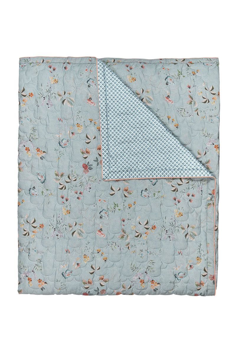 Quilt Tokyo Blossom Hellblau