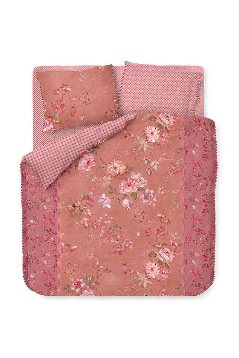 Duvet Cover Tokyo Bouquet Pink/Terra