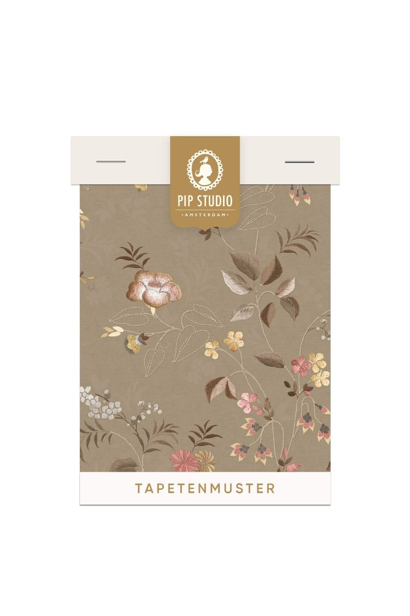 Tapetenmuster Tokyo Blossom Khaki