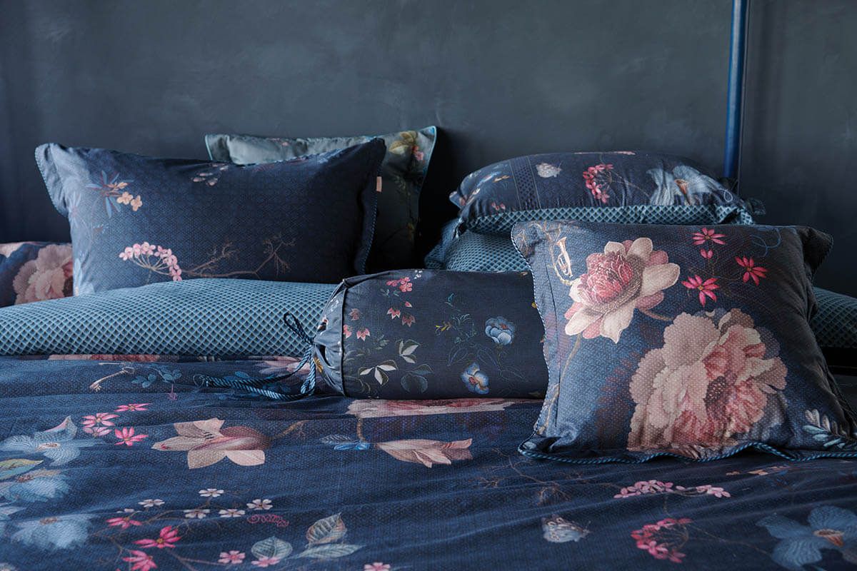 Duvet Cover Tokyo Bouquet Dark Blue