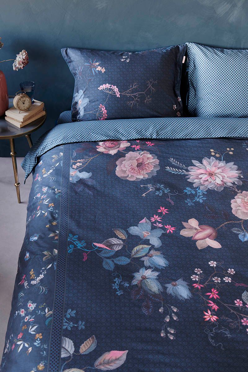 Duvet Cover Tokyo Bouquet Dark Blue