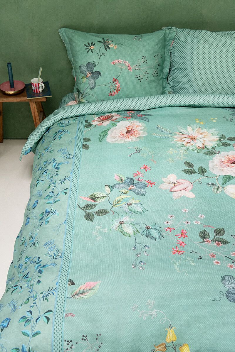 Duvet Cover Tokyo Bouquet Green