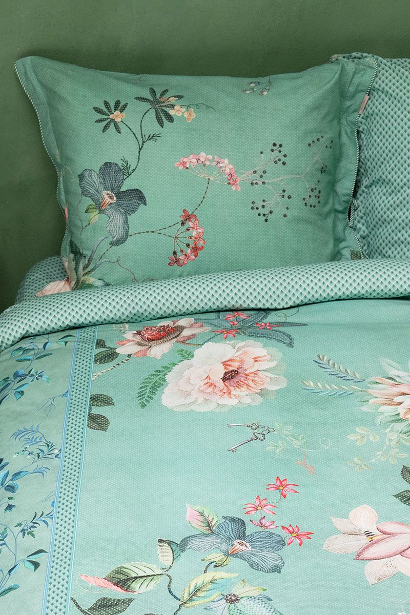 Pillowcase Tokyo Bouquet Green