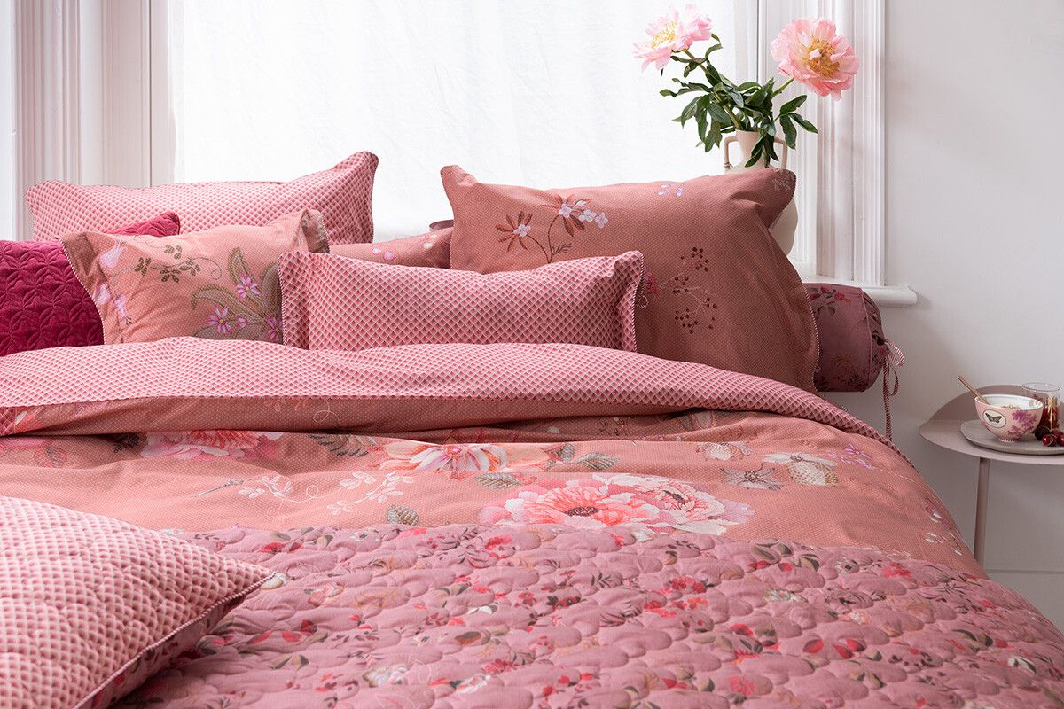 Pillowcase Tokyo Bouquet Pink/Terra