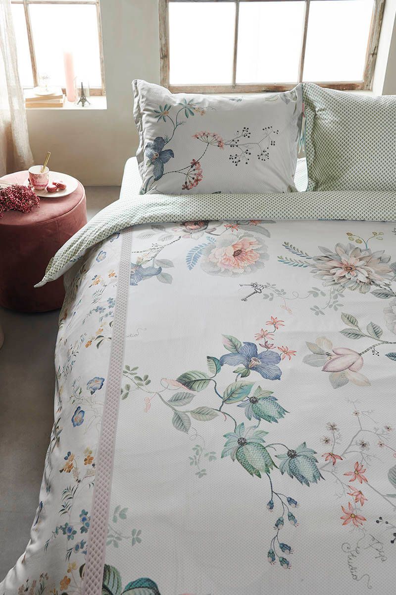 Duvet Cover Tokyo Bouquet White