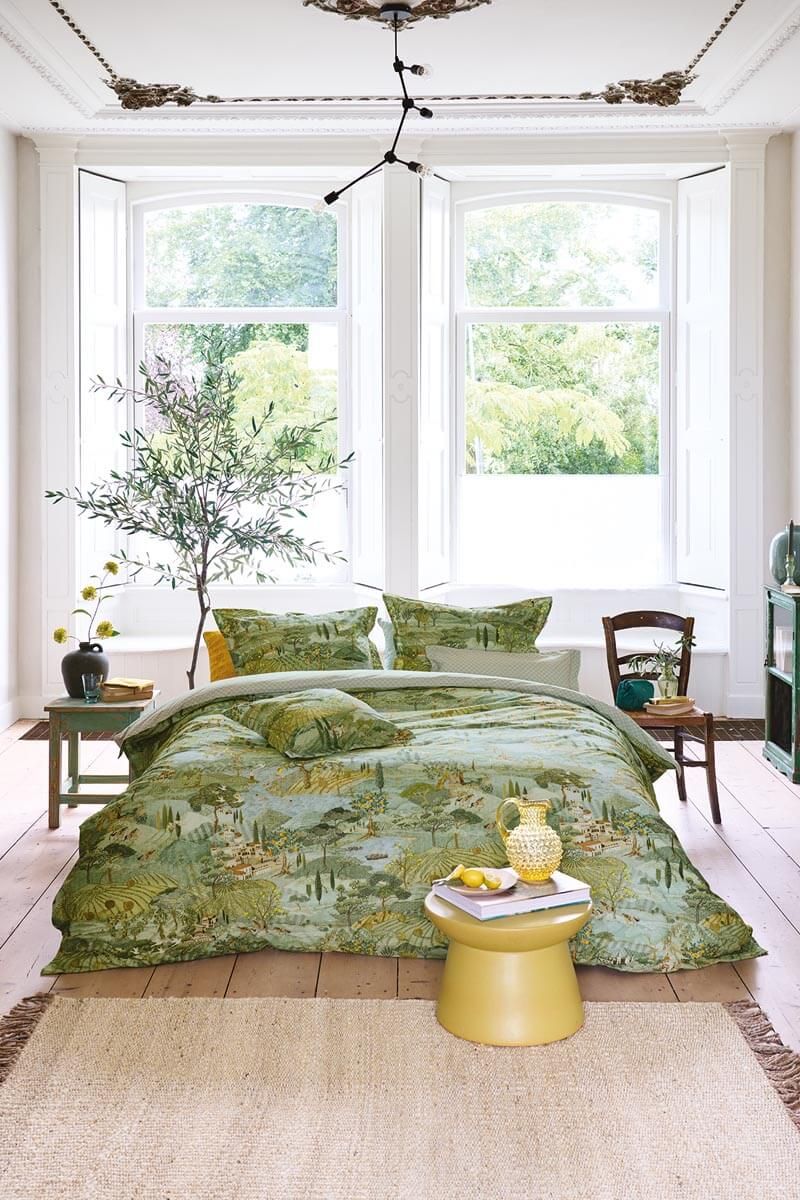 Housse de Couette Toscana en Coloris Vert