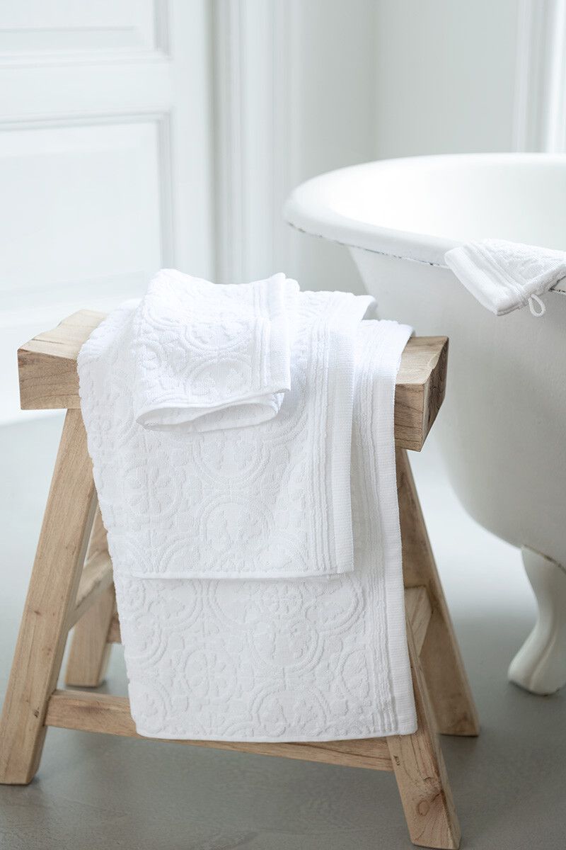 Guesttowel Set/3 Tile de Pip White 30x50 cm