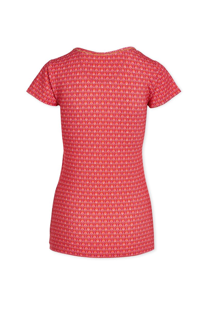 Short Sleeve Rococo Red