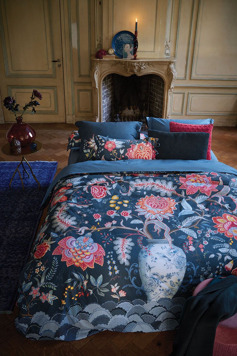 Duvet Cover Tree of Life Dark Blue
