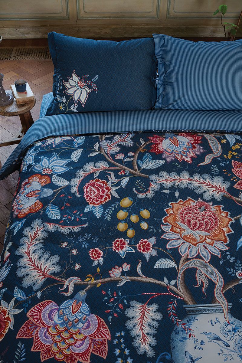 Duvet Cover Tree of Life Dark Blue