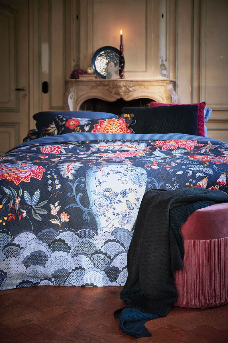 Duvet Cover Tree of Life Dark Blue