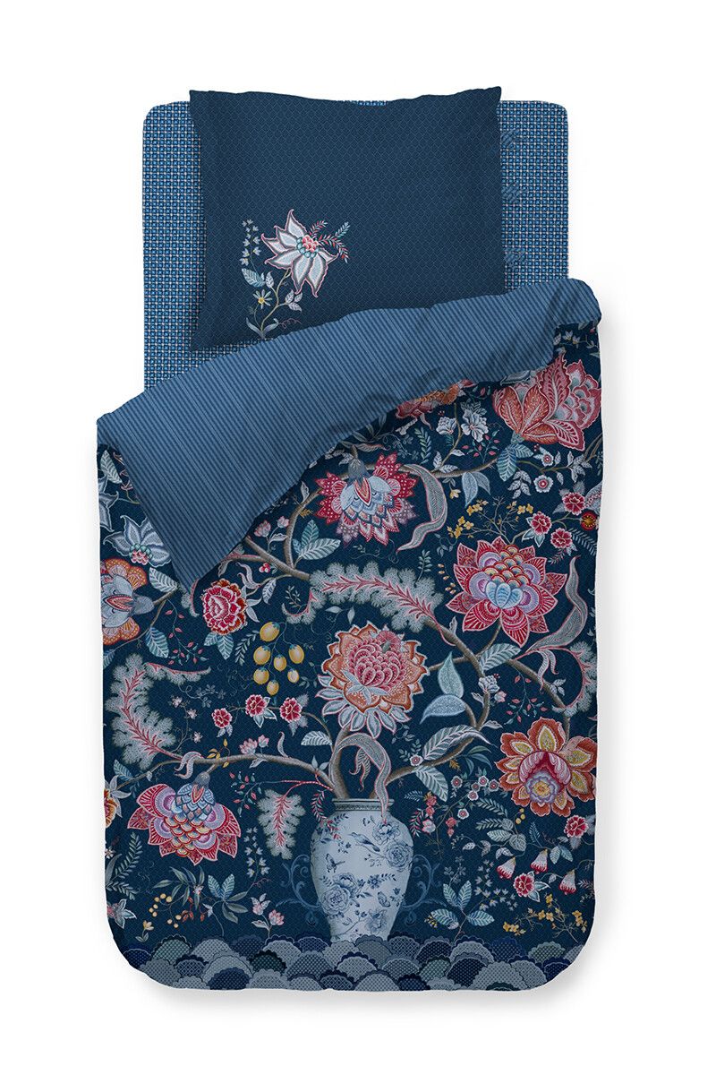 Duvet Cover Tree of Life Dark Blue