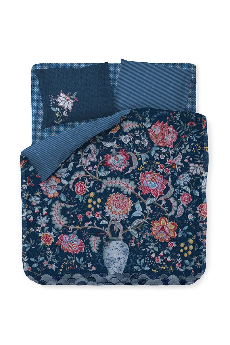 Duvet Cover Tree of Life Dark Blue