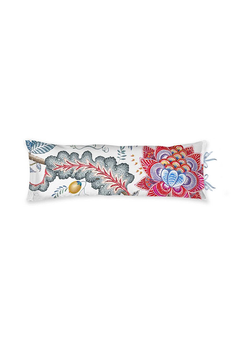 Cushion Rectangle Long Tree of Life White