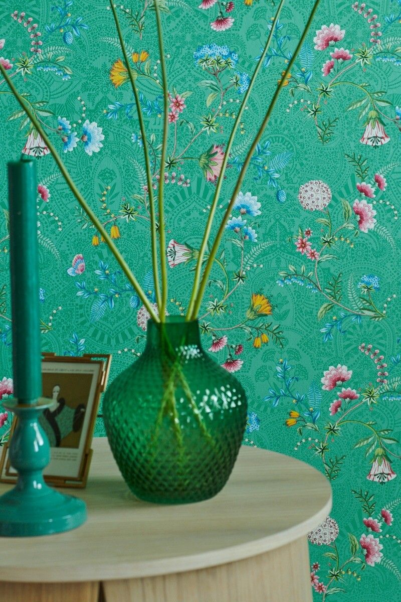 Pip Studio La Majorelle Non-Woven Wallpaper Green