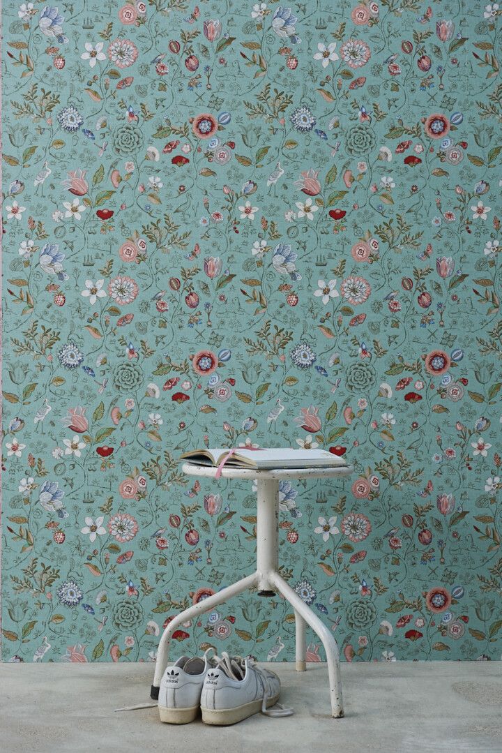 Pip Studio Spring to Life Non-Woven Wallpaper Green