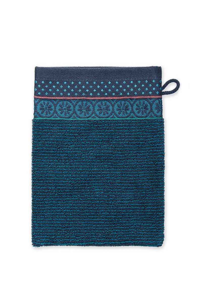 Waschlappen Soft Zellige Dunkelblau 16x22 cm