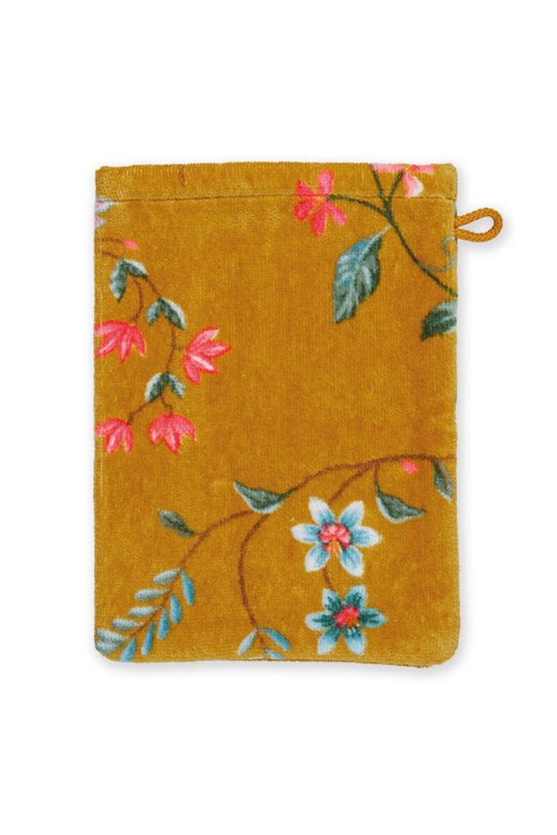 Wash Cloth Les Fleurs Yellow 16x22 cm