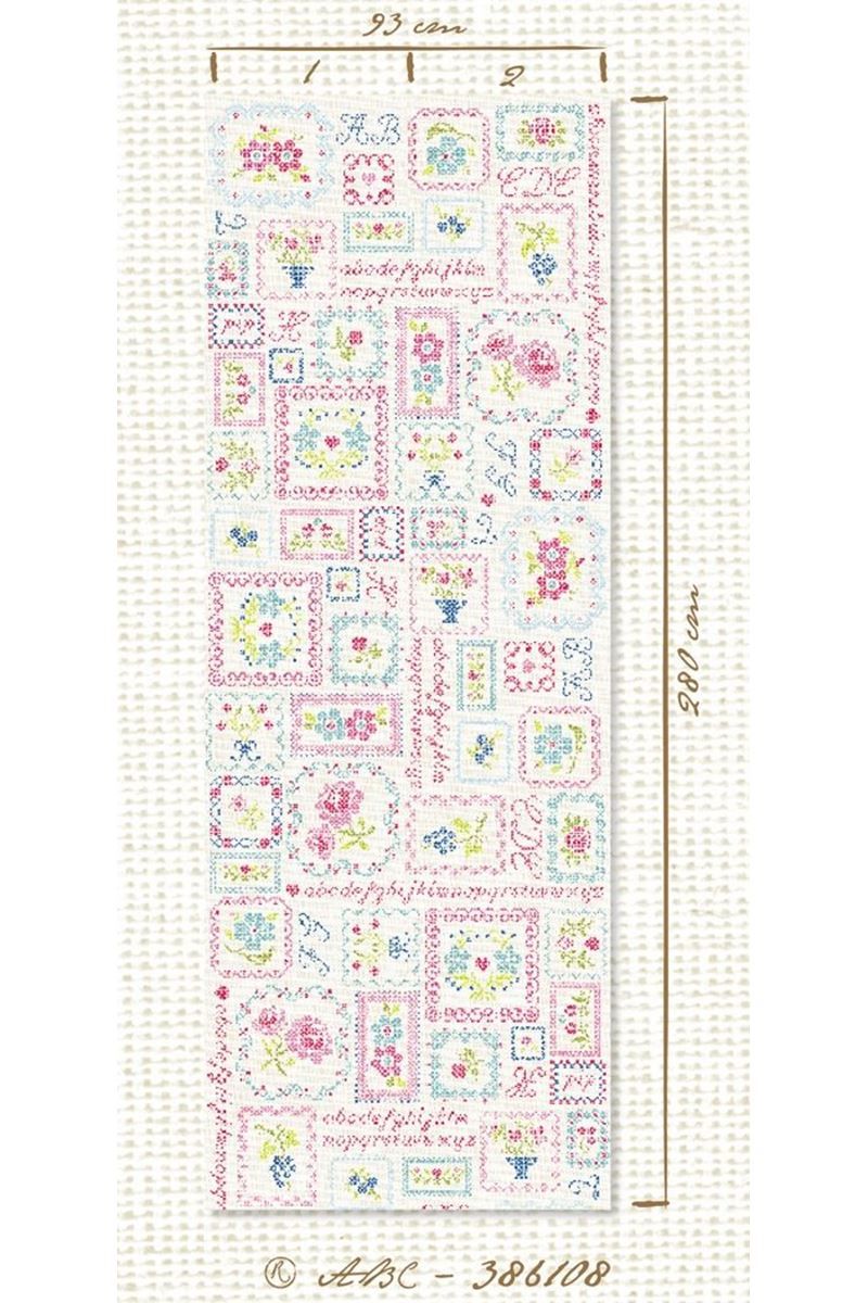 Pip Studio ABC wallpower multi