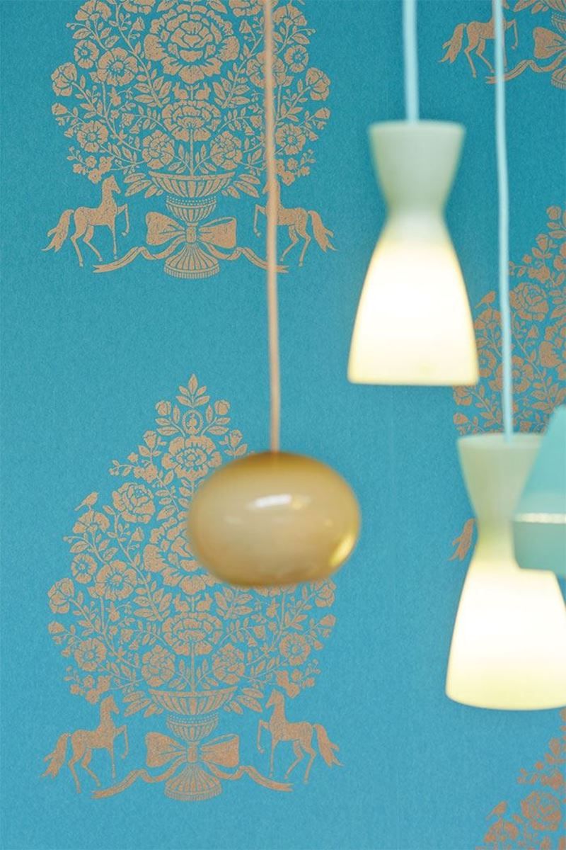 Pip Studio Pip for President Non-Woven Wallpaper Light Blue