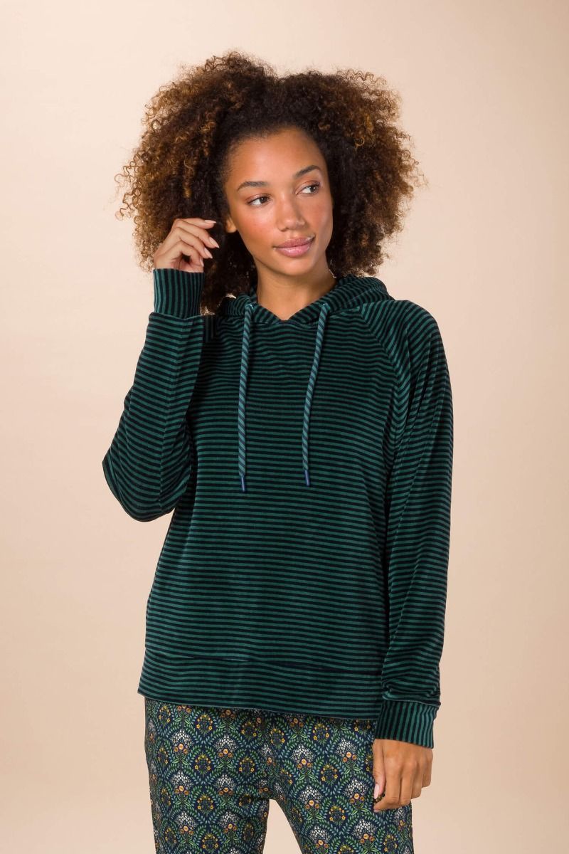 Tamari Pull Velvet Little Sumo Stripe Vert