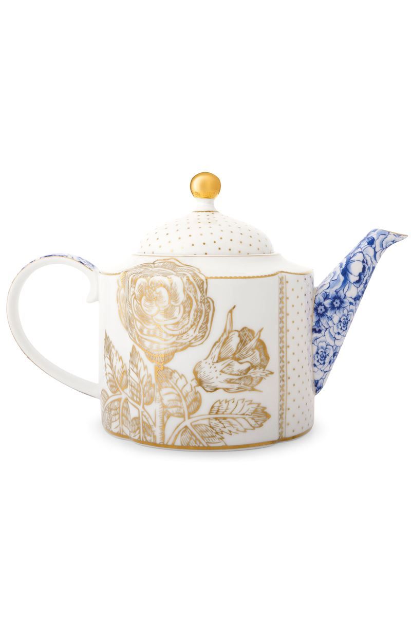 Royal White Teapot