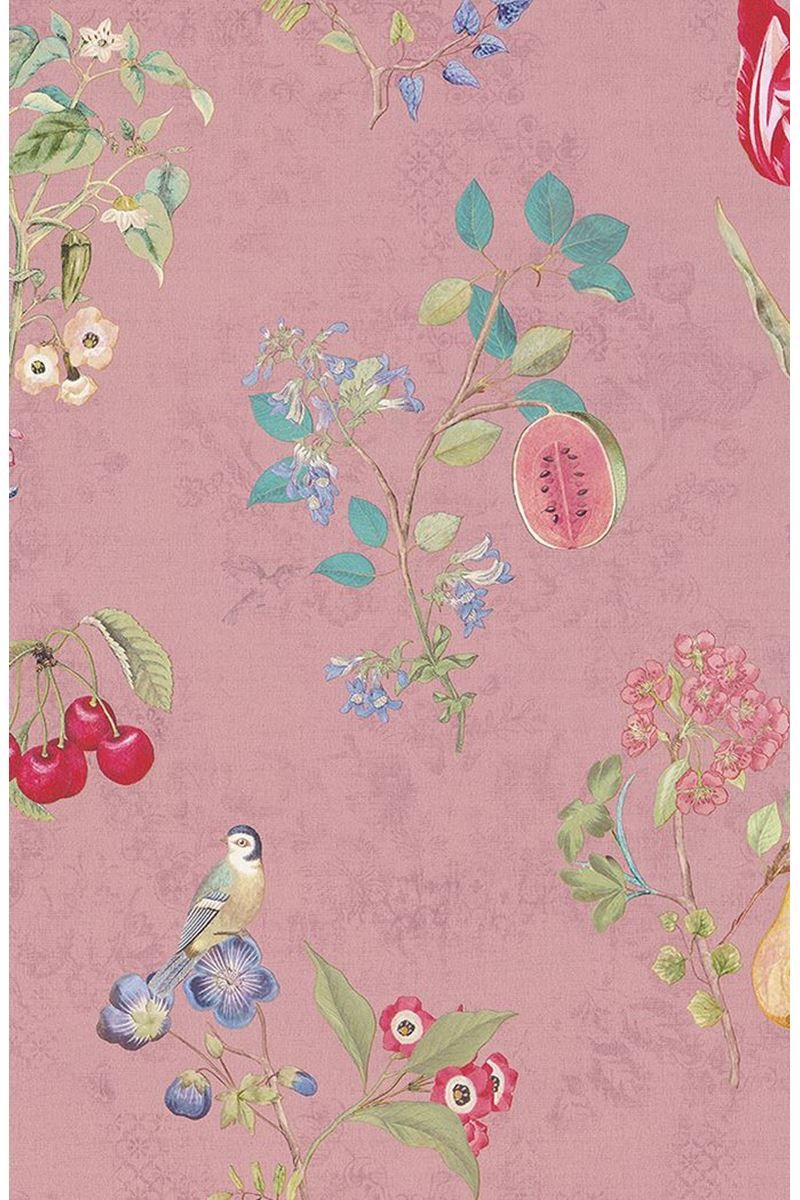 Pip Studio Cherry Pip Vliestapete Rosa