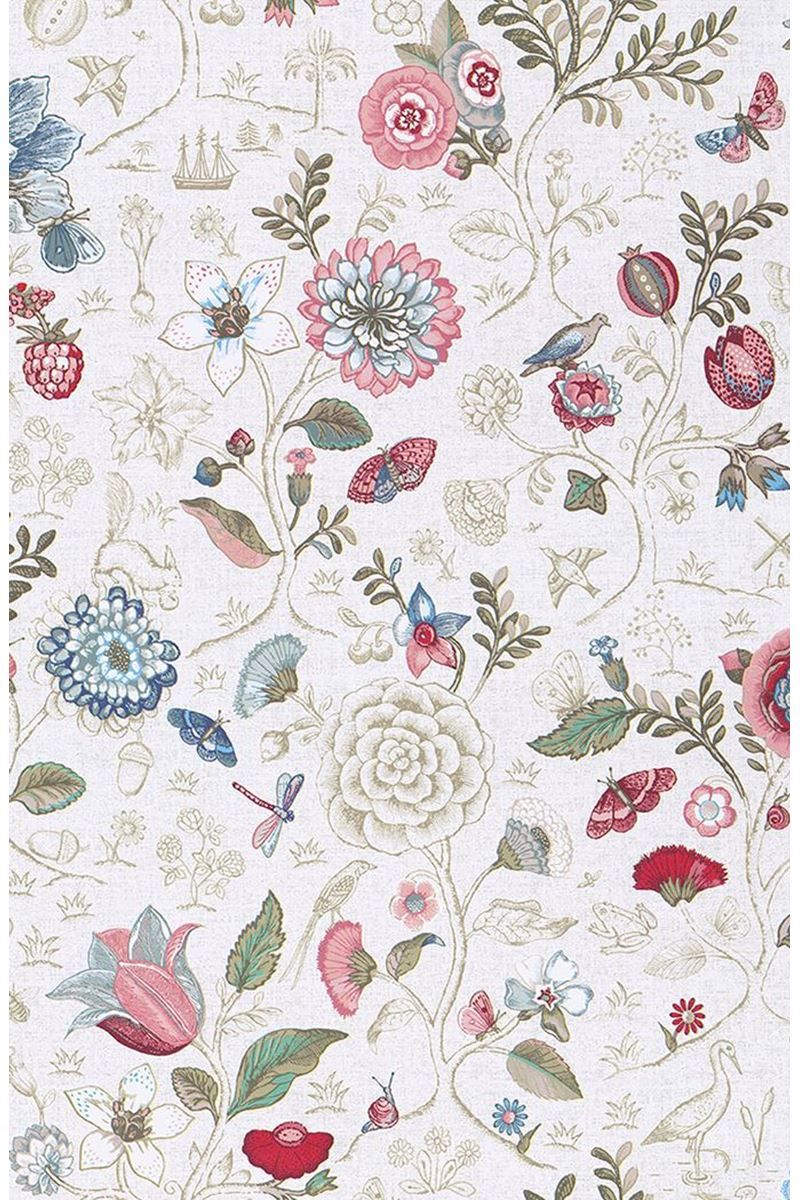 Pip Studio Spring to Life Non-Woven Wallpaper Off White