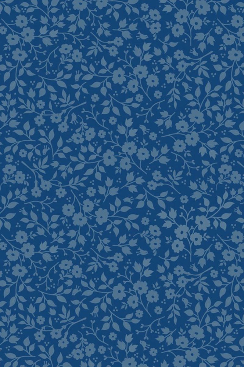 Pip Studio Lovely Branches Non-Woven Wallpaper Dark Blue