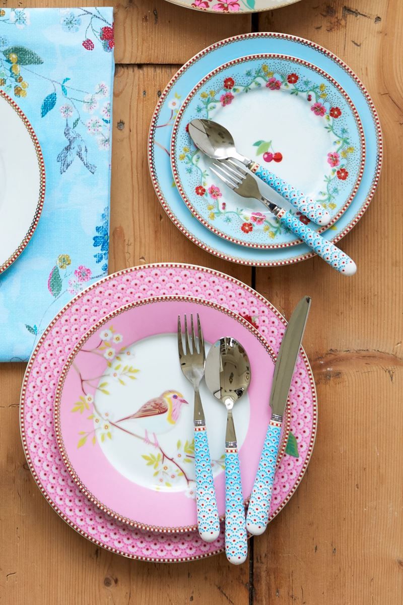 Floral ontbijtbord Early Bird Roze 21 cm