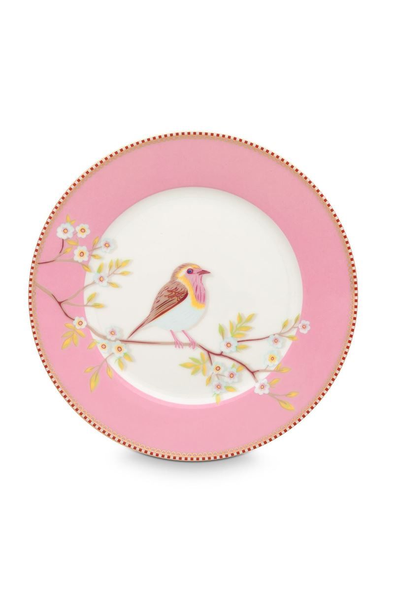 Floral ontbijtbord Early Bird Roze 21 cm