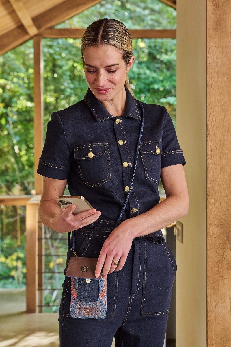 Sac Pour Téléphone Peggy Jabali Bleu
