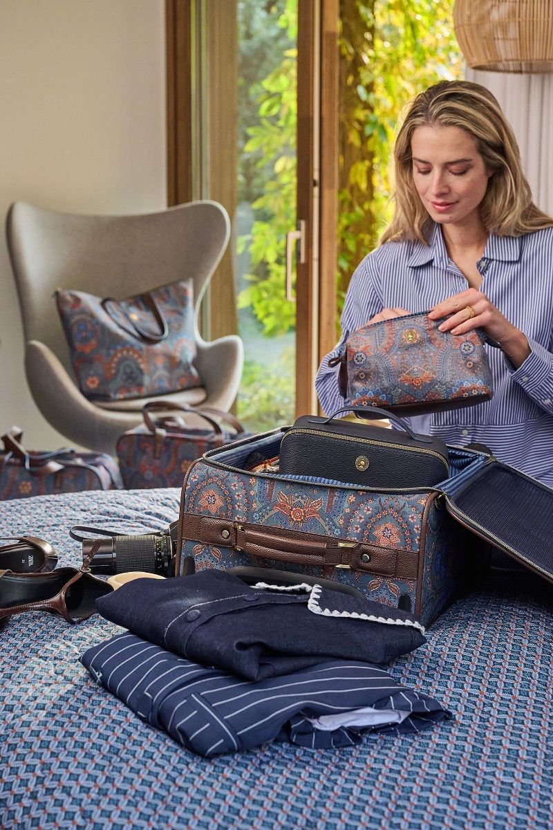 Necessaire Cyrille Mittelgroß Blau