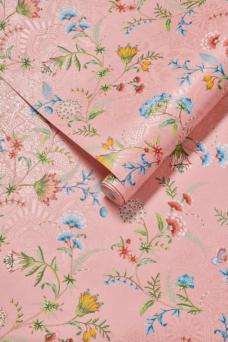 Pip Studio La Majorelle Non-Woven Wallpaper Pink