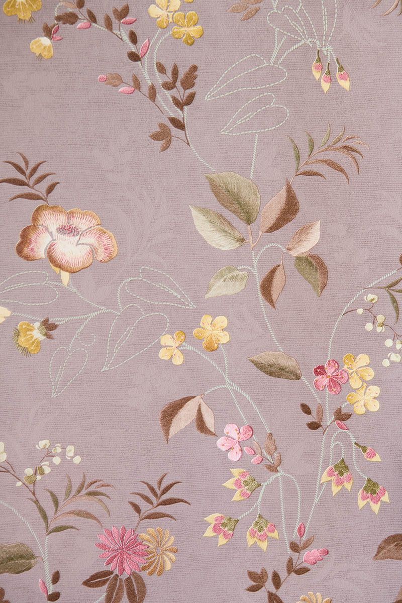 Pip Studio Tokyo Blossom Non-Woven Wallpaper Pink Mauve