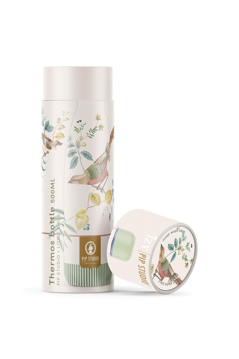 Little Birds Thermosflasche Weiß 500ml