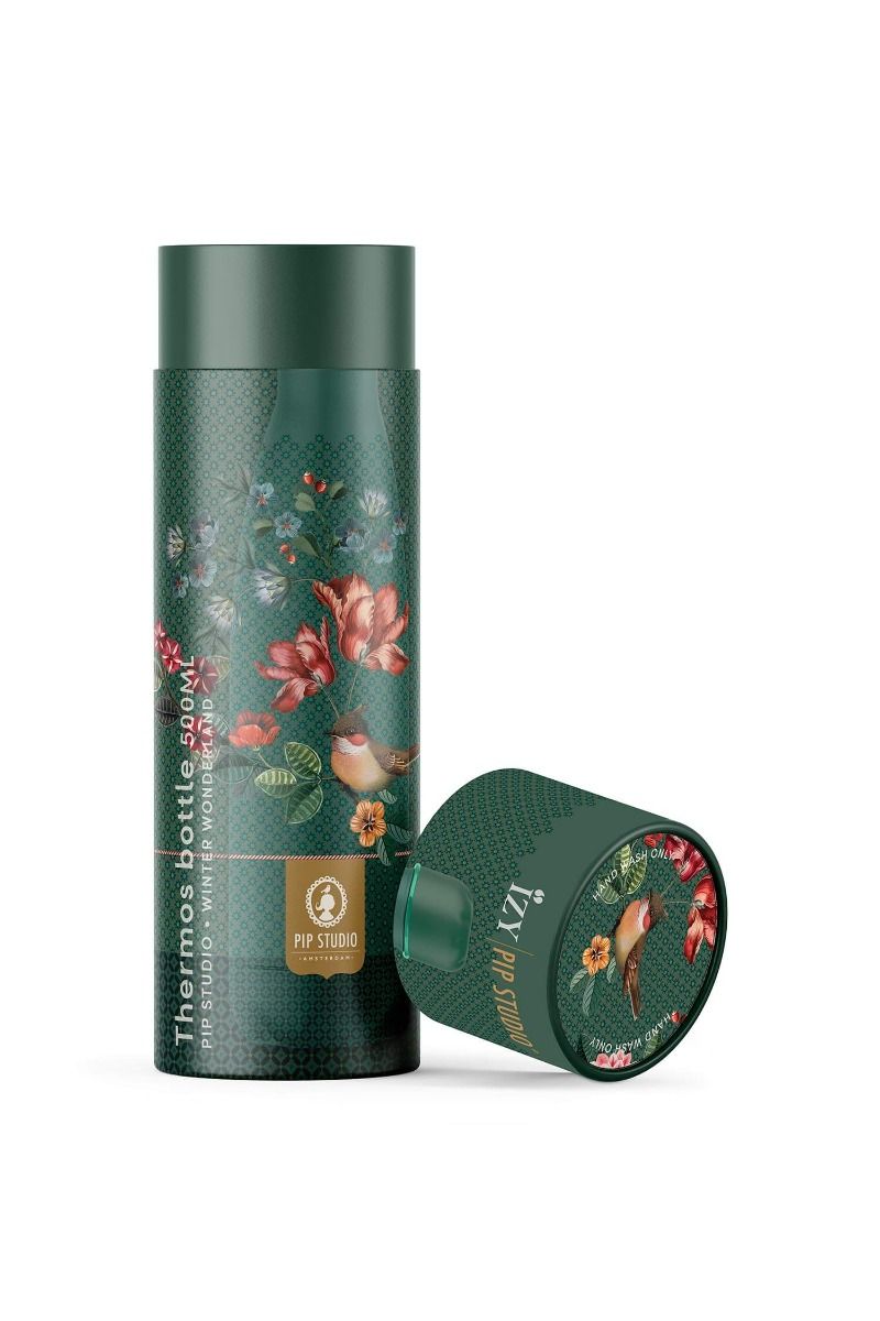 Winter Wonderland Thermosfles Groen 500ml