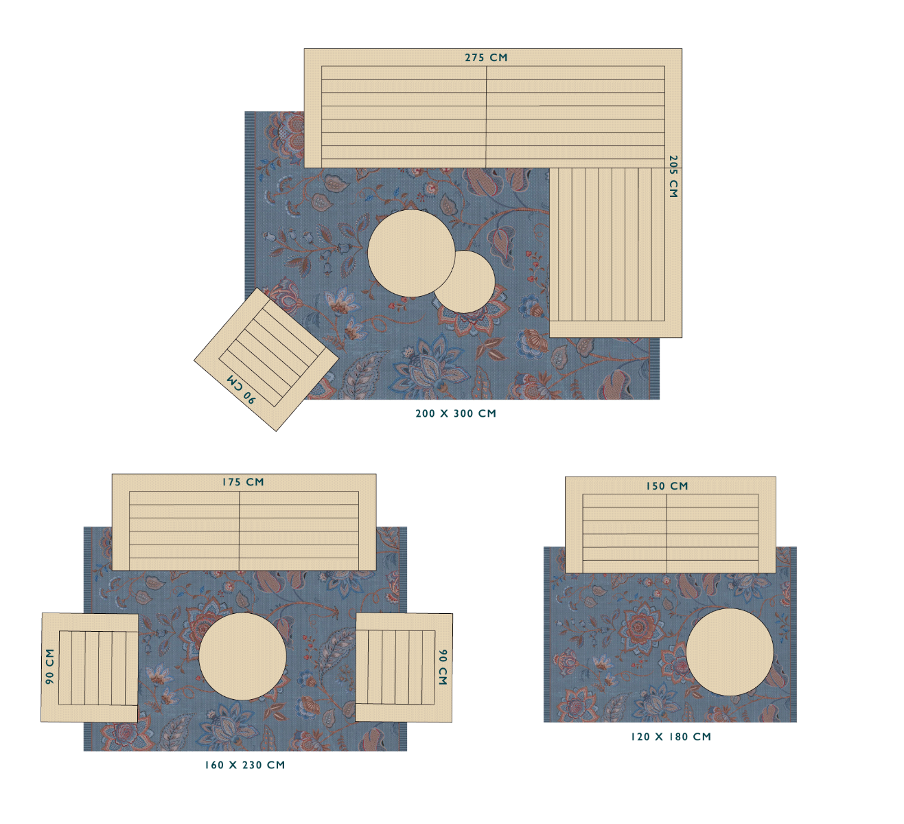 Outdoor Carpet Mumbai Night by Pip Blue