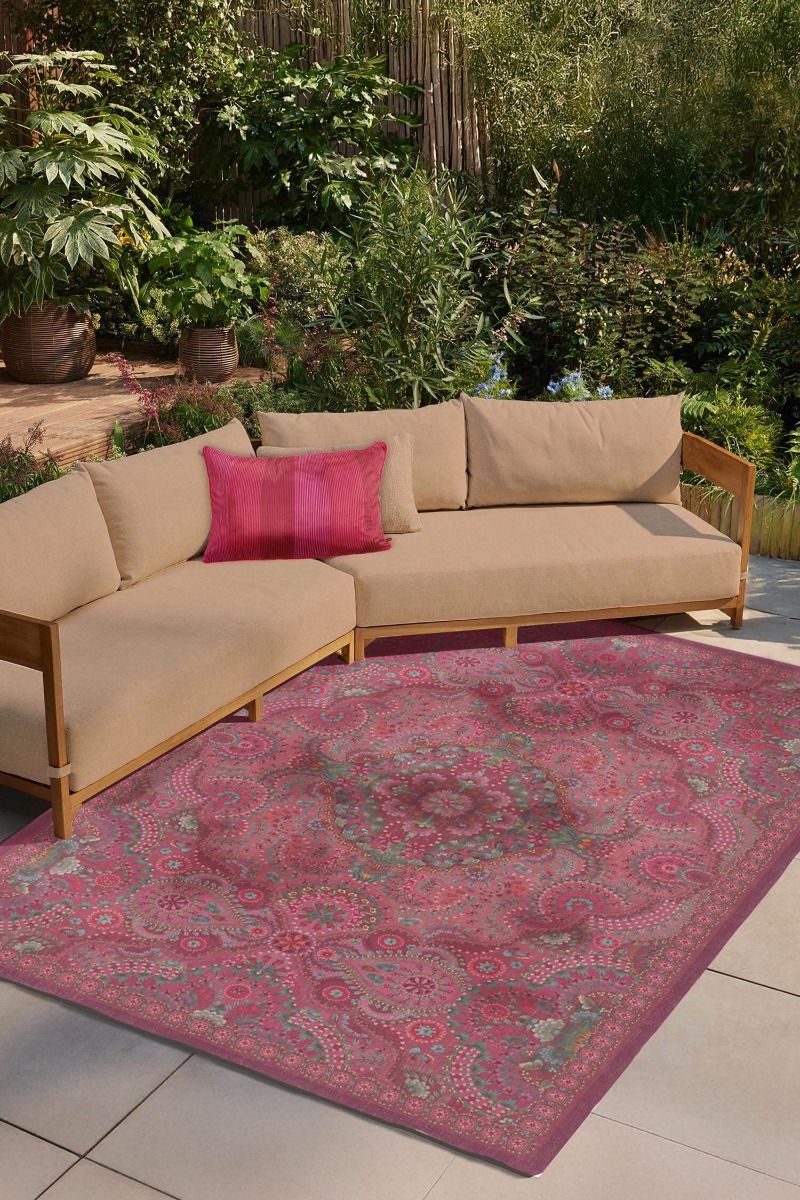 Outdoor Carpet Moon Delight by Pip Dark Pink