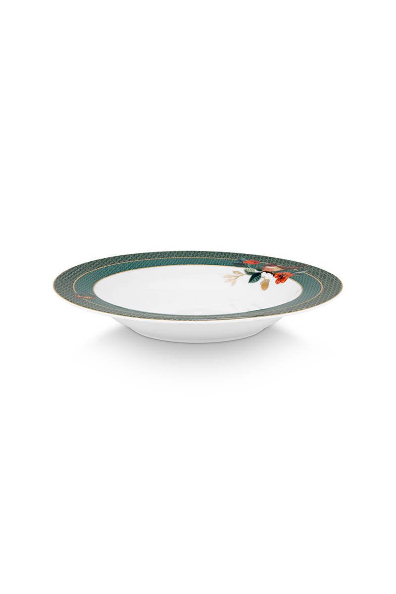 Winter Wonderland Deep Plate Green 21.5 cm