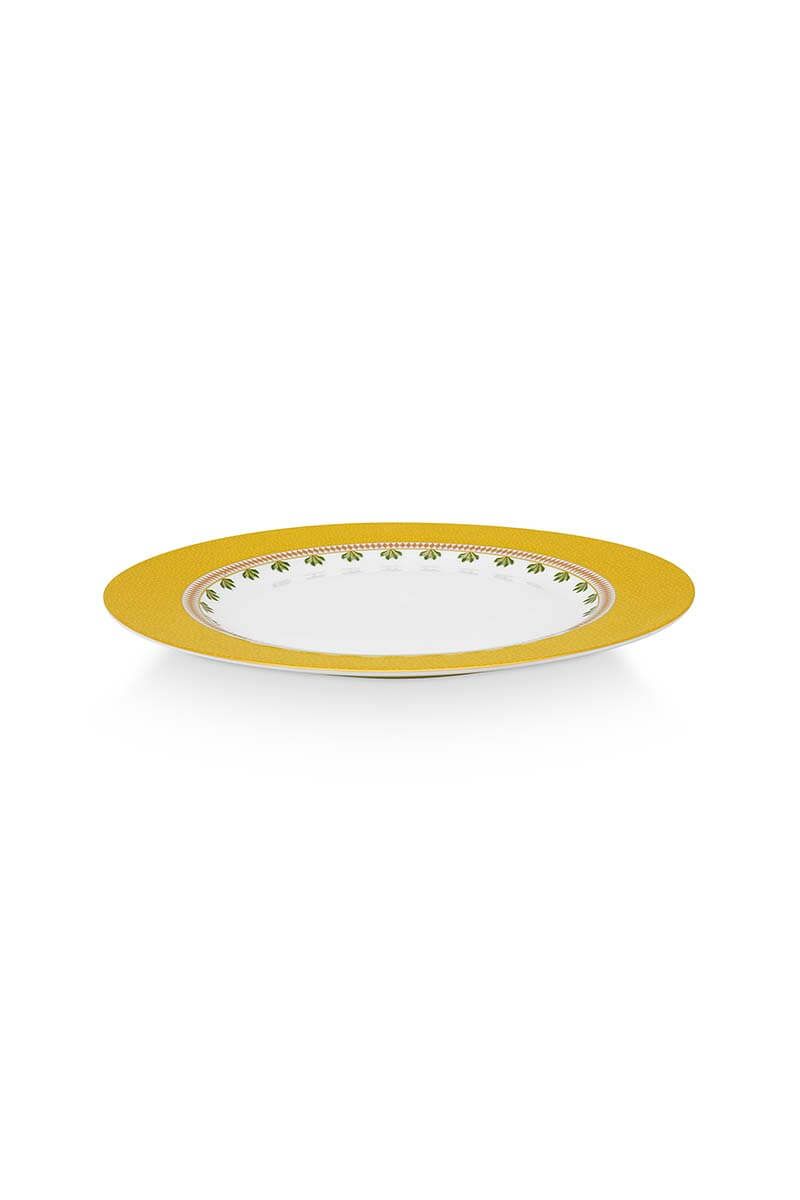 Assiette Plate La Majorelle en Coloris Jaune 26,5 cm