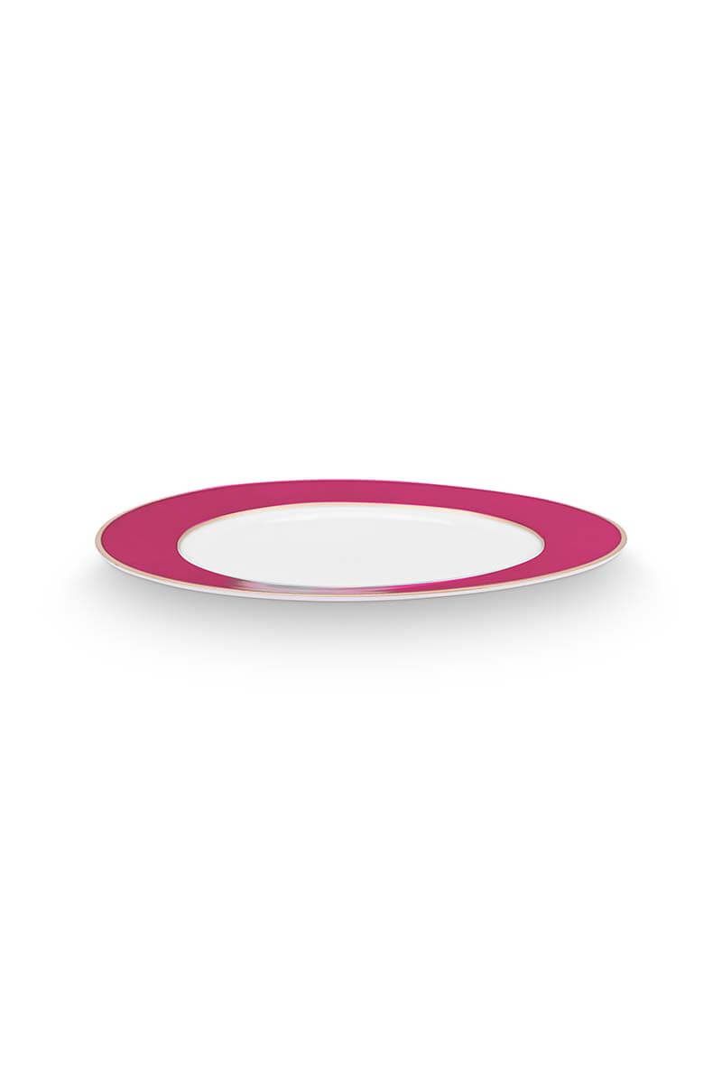 Pip Chique Breakfast Plate Pink 23cm