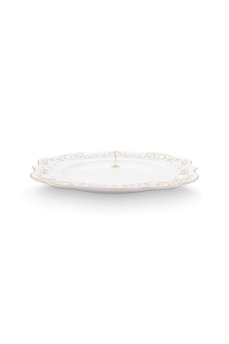 Royal Winter White Pastry Plate 17cm