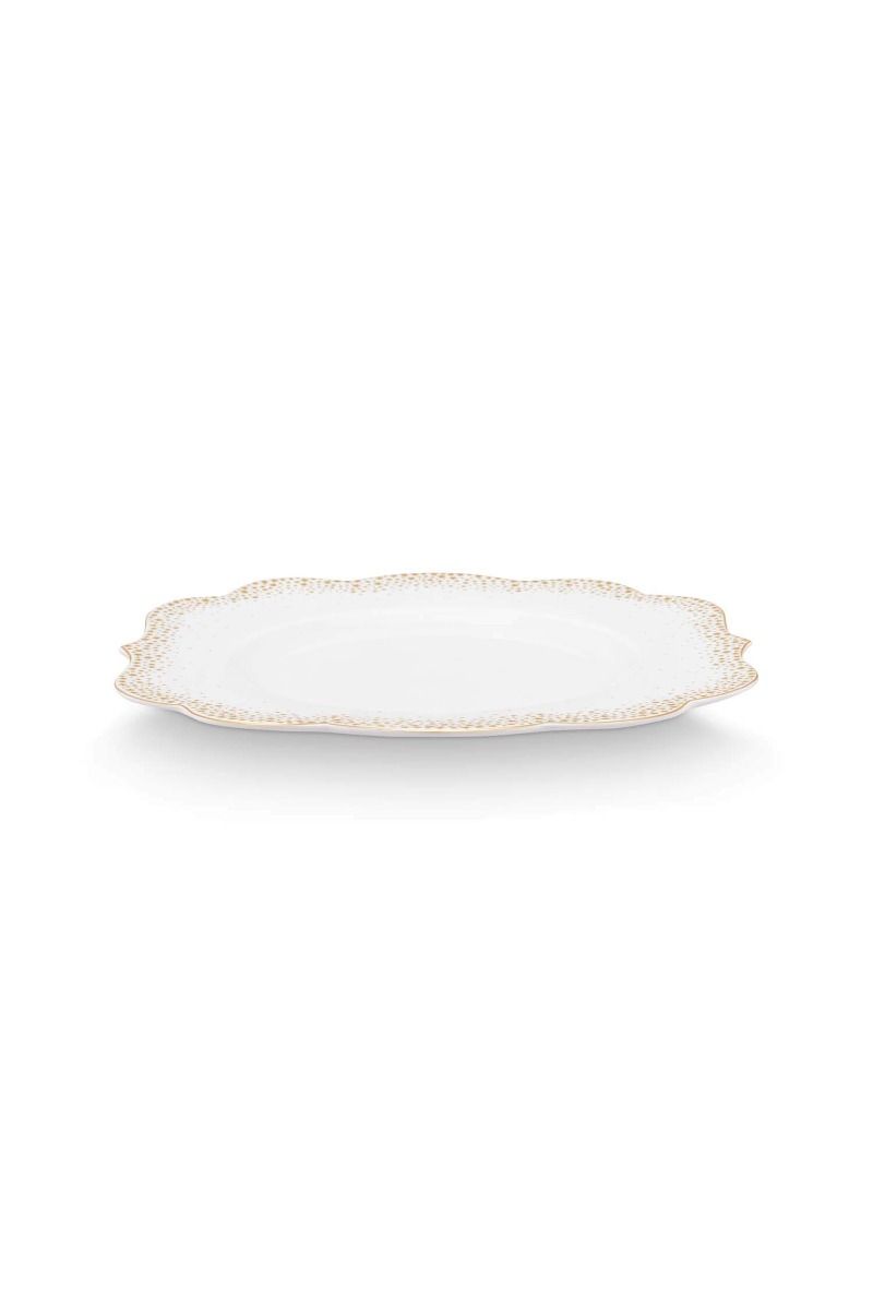 Assiette à petit Déjeuner Royal Winter White 23.5cm