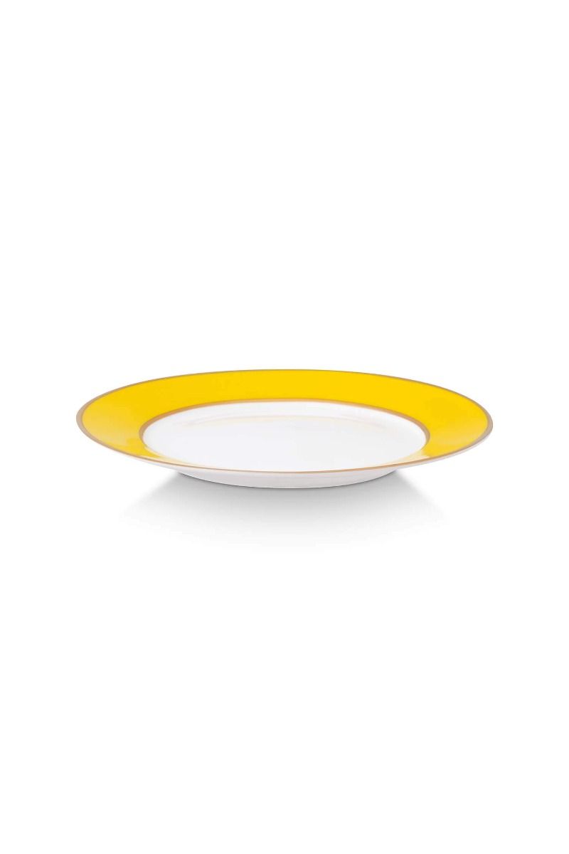 Pip Chique Assiette à Dessert Jaune 17cm